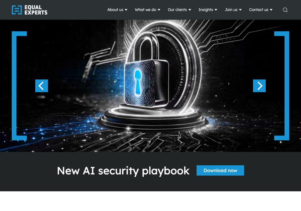 Equal Experts website
