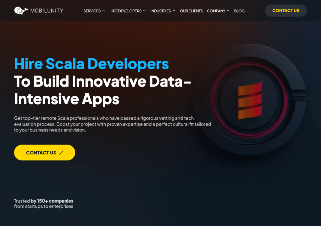 Mobilunity website