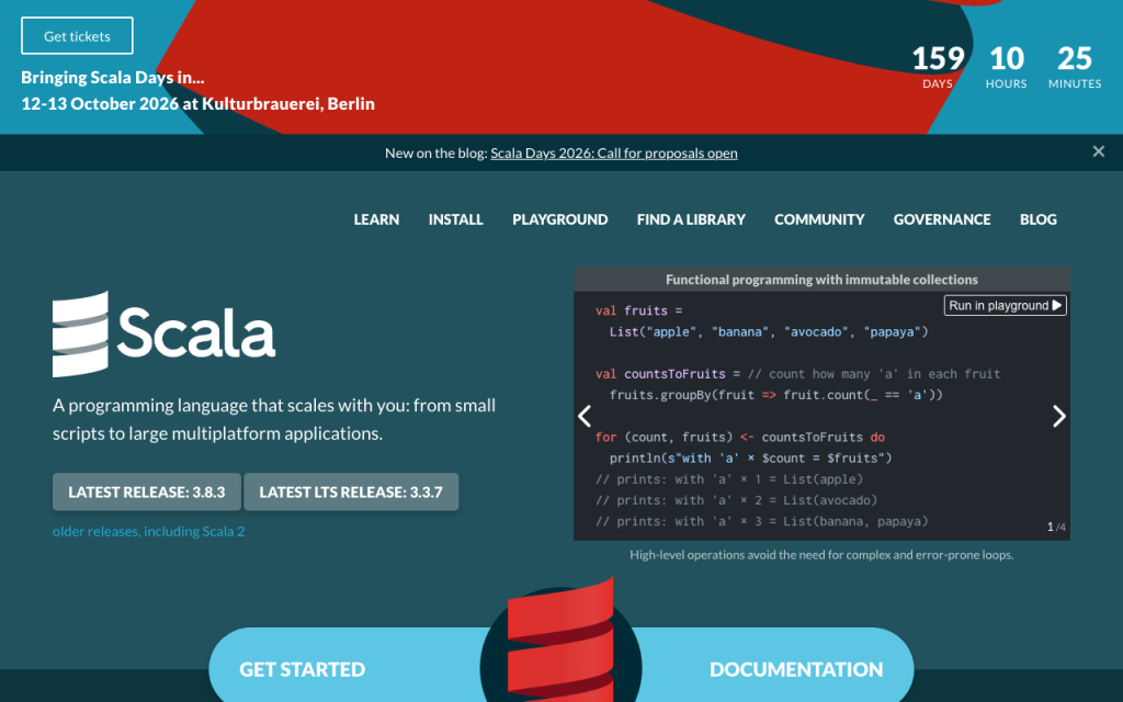 Scala-Lang.org website
