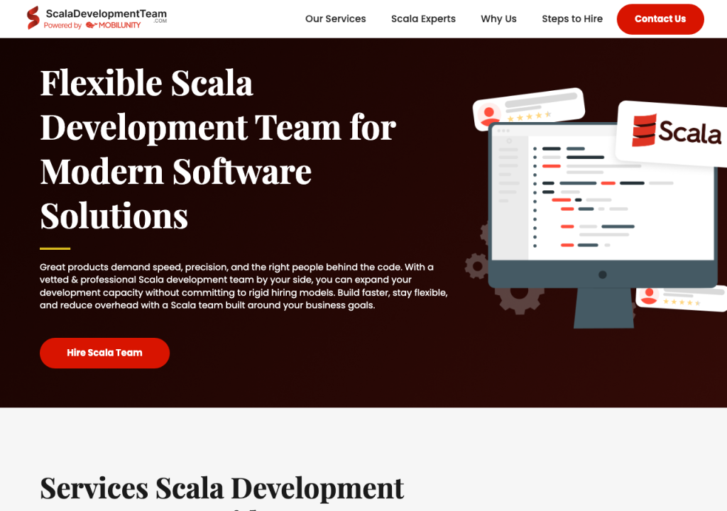 ScalaDevelopmentTeam website
