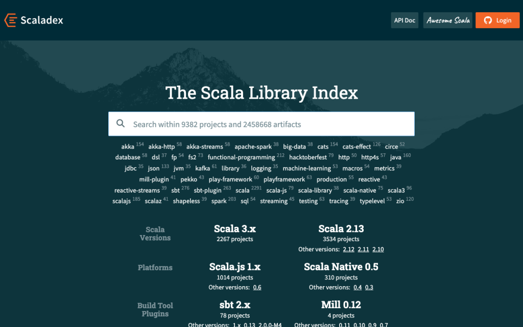 Scaladex website