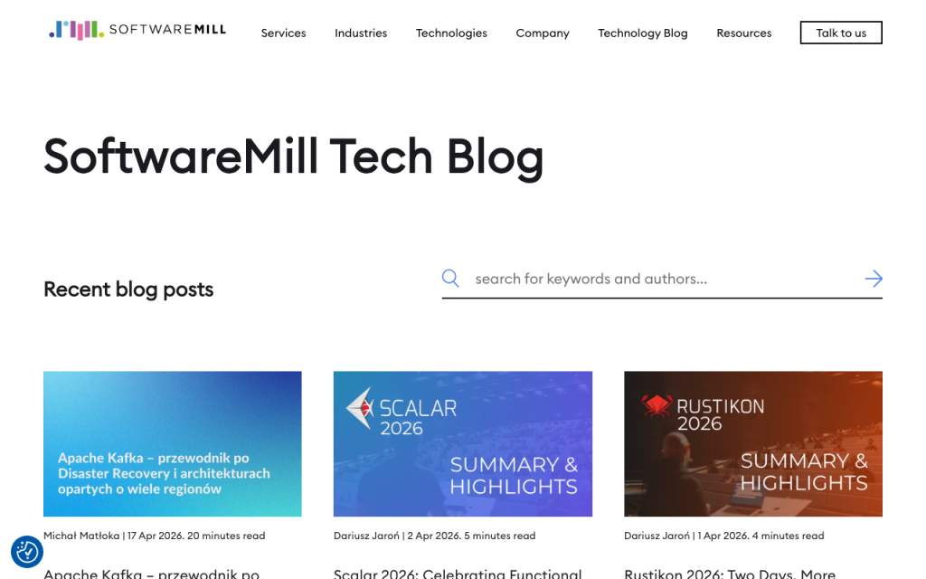 SoftwareMill Blog website
